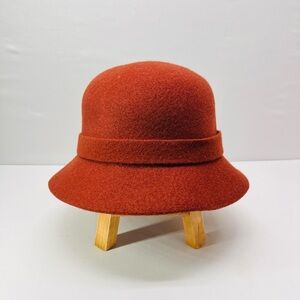 Source Unknown Rust Wool Hat